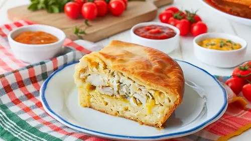 Пышный и сочный заливной пирог с тунцом: как готовить тесто, чтобы про...