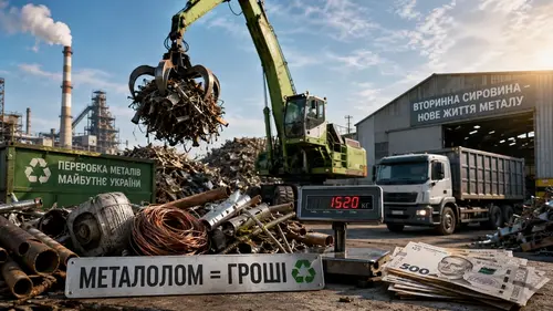 Переробка металів в Україні: як старий брухт перетворюється на гроші