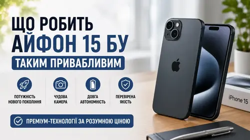 Що робить Айфон 15 бу таким привабливим