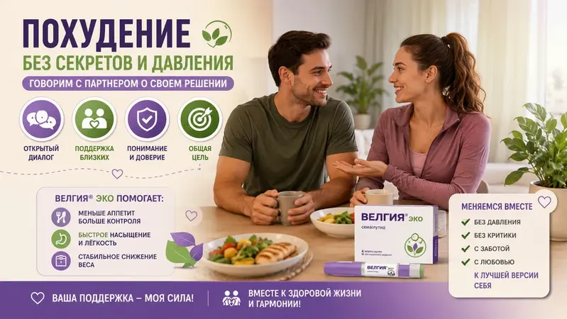 Похудение без секретов и давления: как говорить с партнером о своем ре...