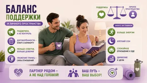 Баланс поддержки и личного пространства