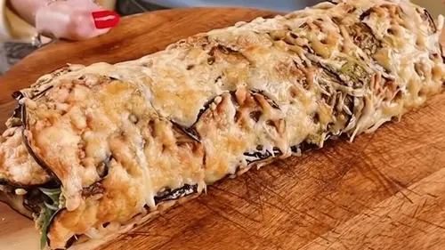Хрустящий рулет из баклажана: рецепт вкусной закуски