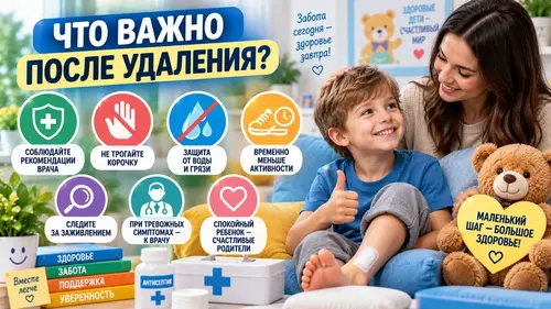 Что важно после удаления бородавки ребенку