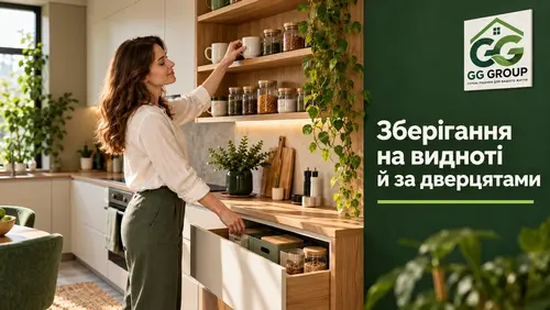 Зберігання на видноті й за дверцятами