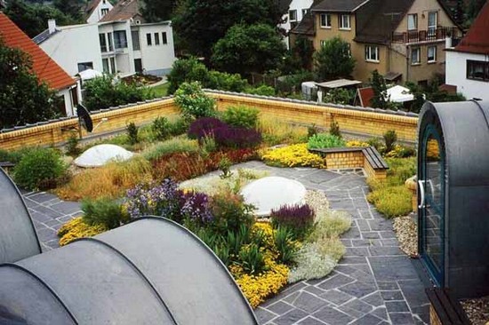 Как обустроить сад на крыше